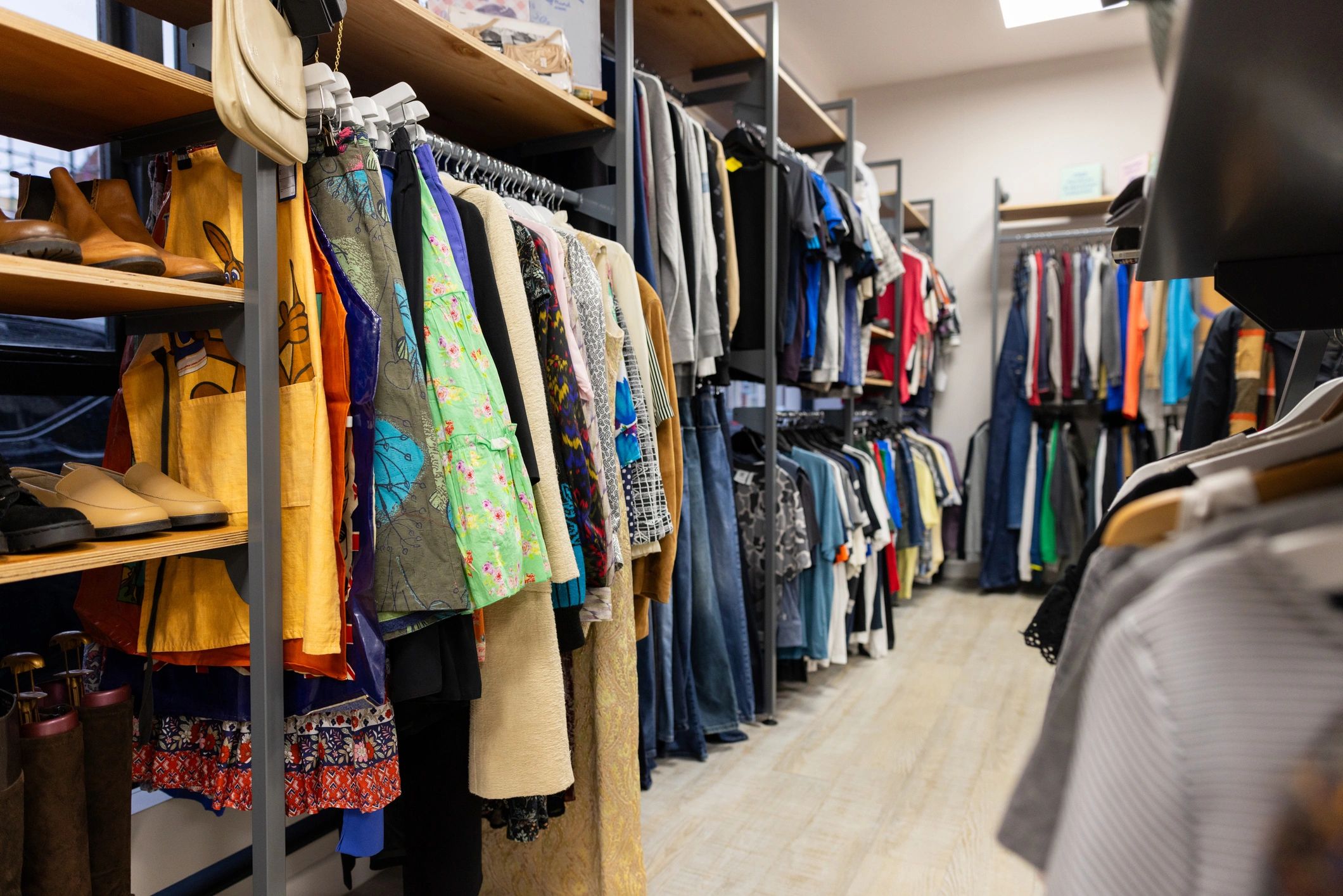 Retail clothing display for Monkey-8 contact page